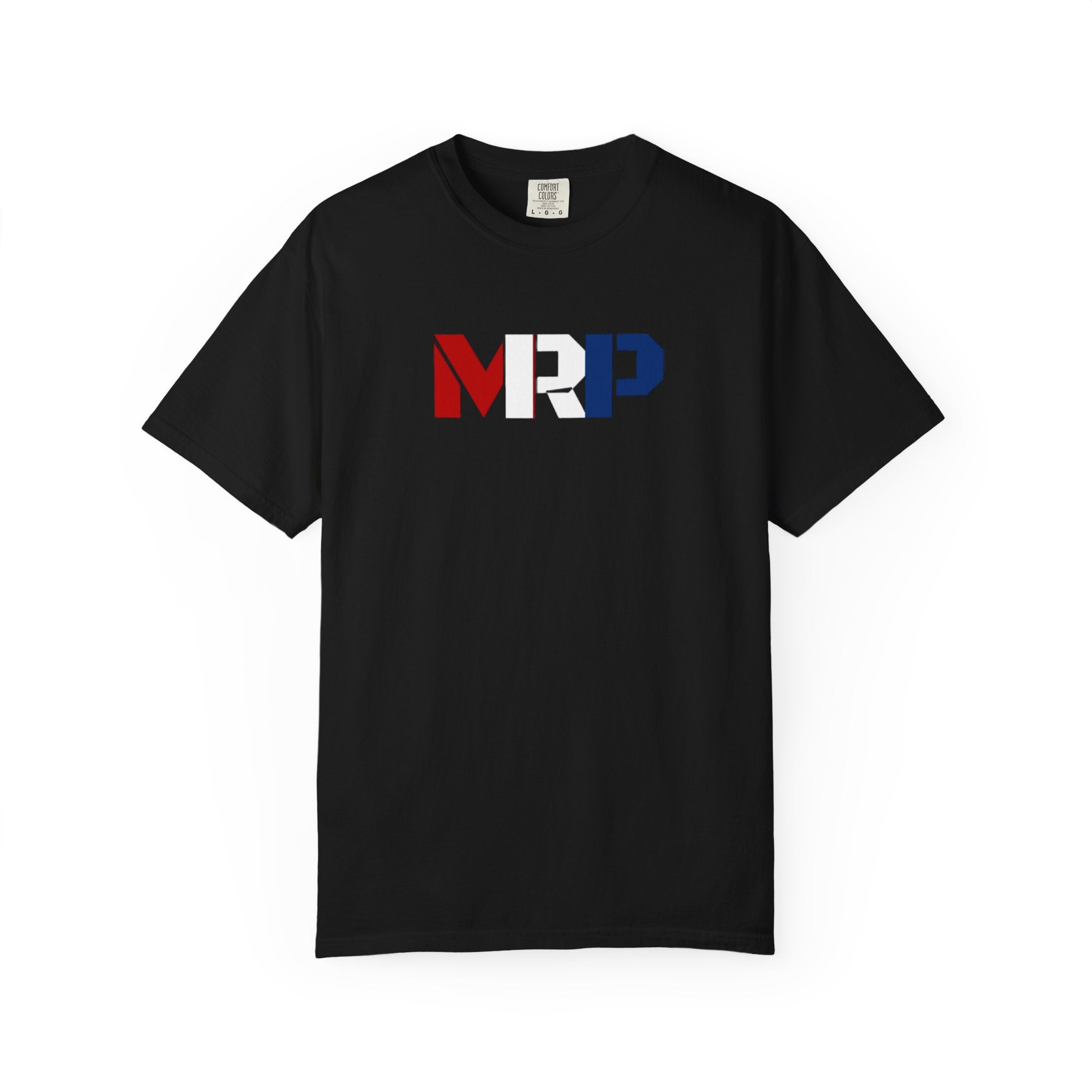 MRP Logo T-Shirt — Red, White & Blue Graphic Tee