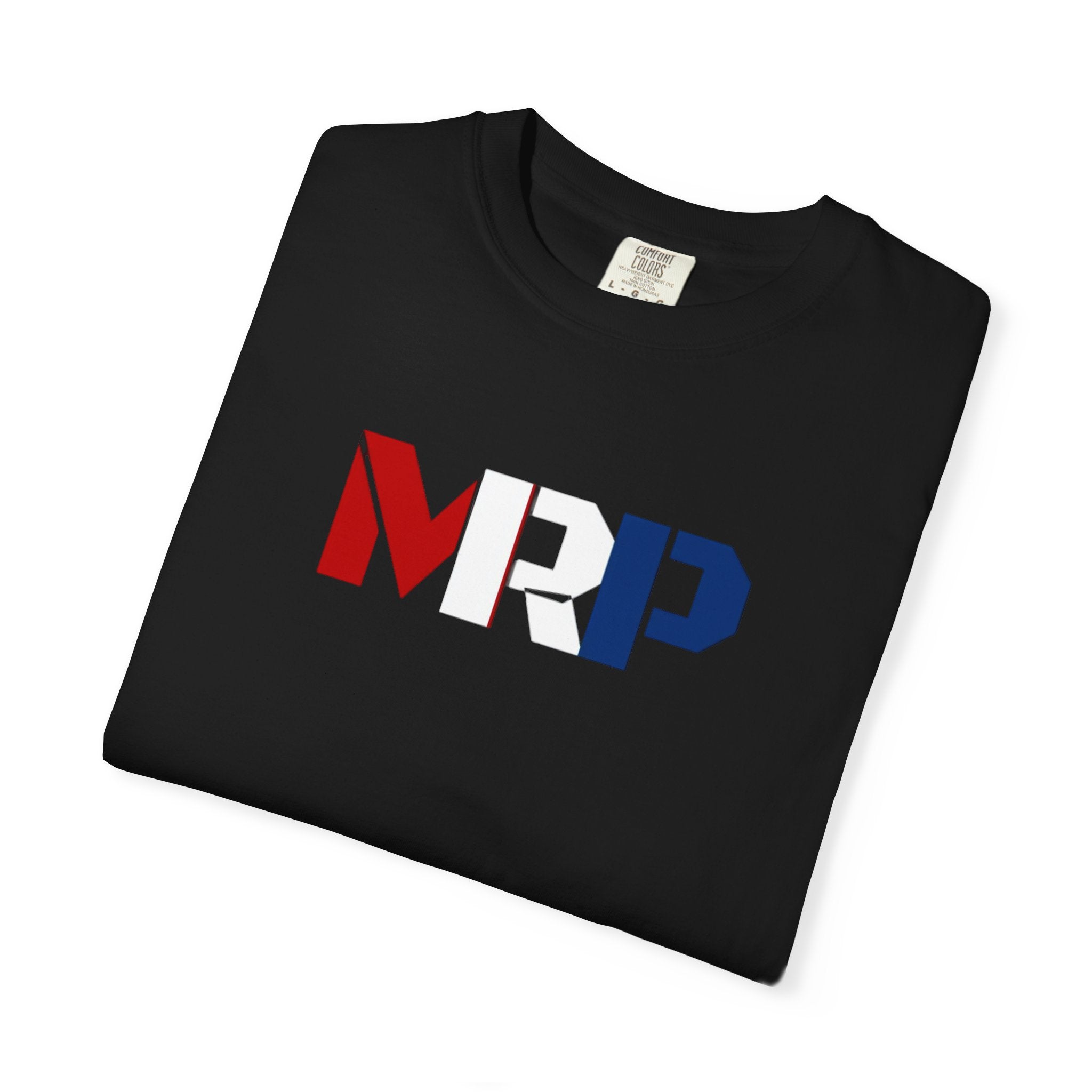 MRP Logo T-Shirt — Red, White & Blue Graphic Tee