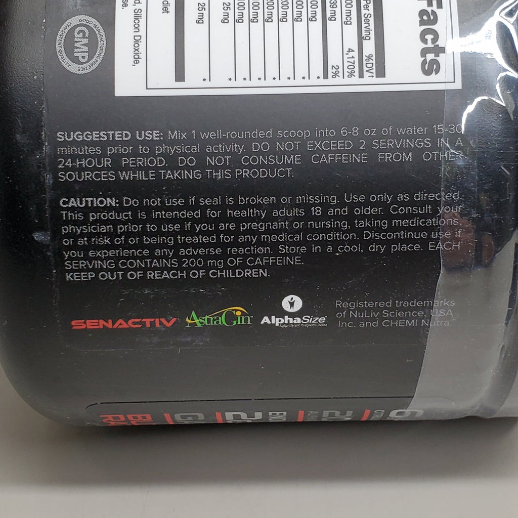 BUCKED UP -  Pre-Workout Blood Raz 25 Serv 9.2 Oz BB 04/26 Dietary Supplement